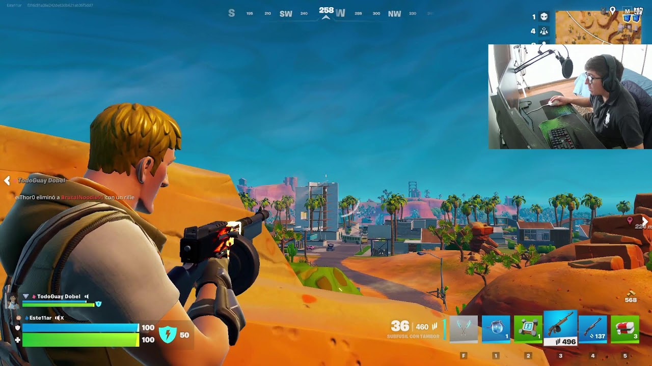 FORNITE por primeravez en vivo
