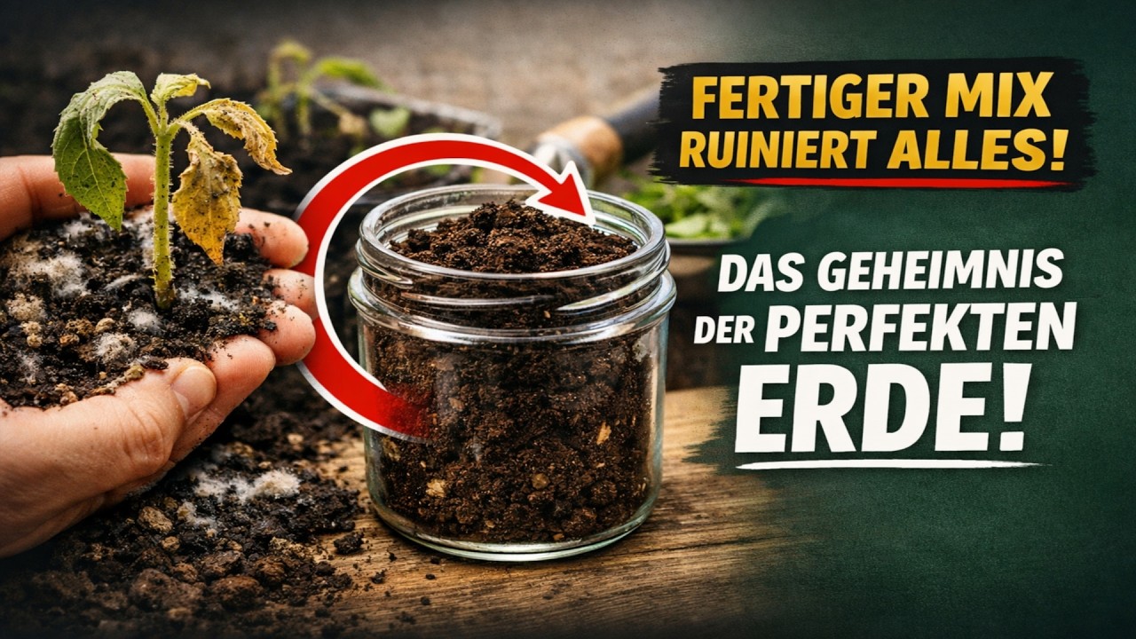 Anzuchterde: Warum der fertige Mix aus dem Handel Ihre Pflanzen ruiniert. Das Geheimnis der perfekt