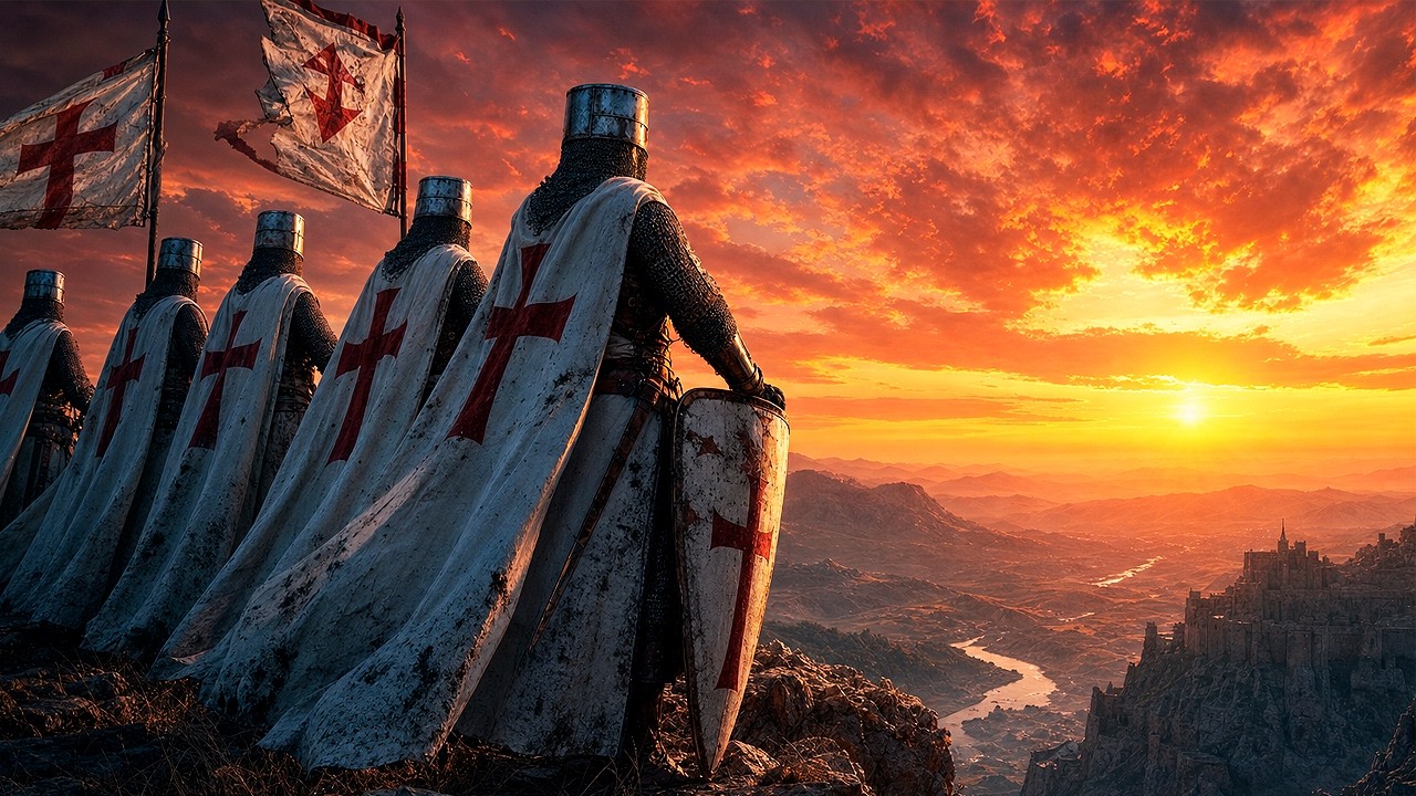 Now We Are Free - The Last Cry Of The Templars (Beautiful Gregorian Chant)