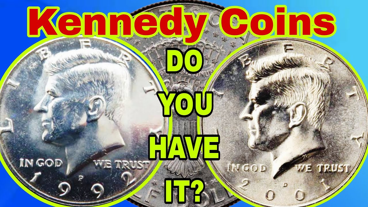 Rare Modern Half Dollars 🔍 1992-P & 2001-D Kennedy Coins to Watch For!