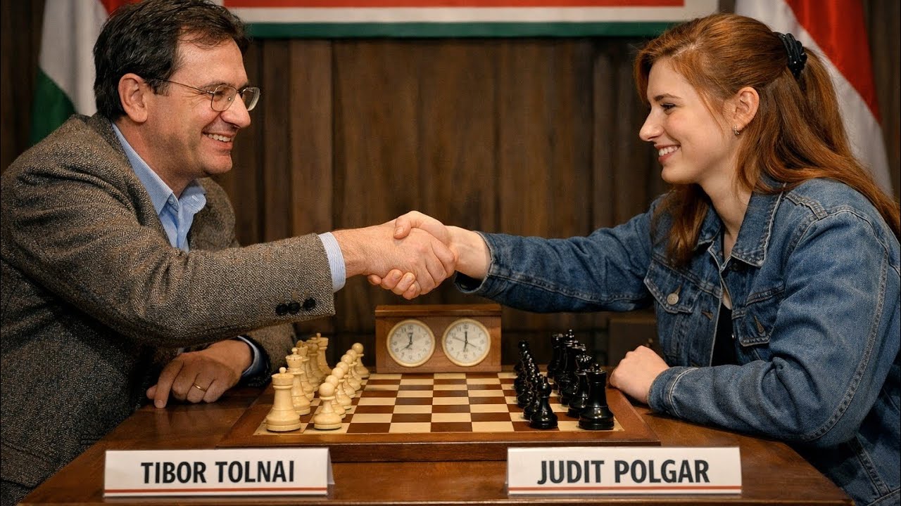Tibor Tolnai vs Judit Polgar ◉ Hungary Chess Match - Hungary 1991