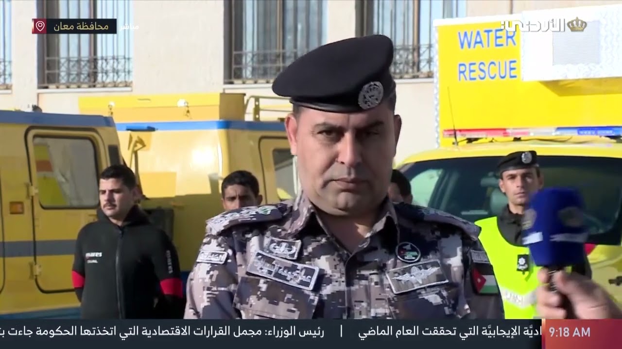لقاء مع العقيد عمر الشبيلات مدير دفاع مدني معان للحديث عن  الحوادث التي تعاملت معها المديرية