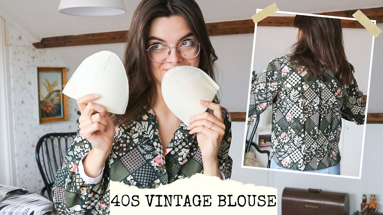 Sewing A Vintage 40s Patchwork Blouse 🧵 Sew With Me