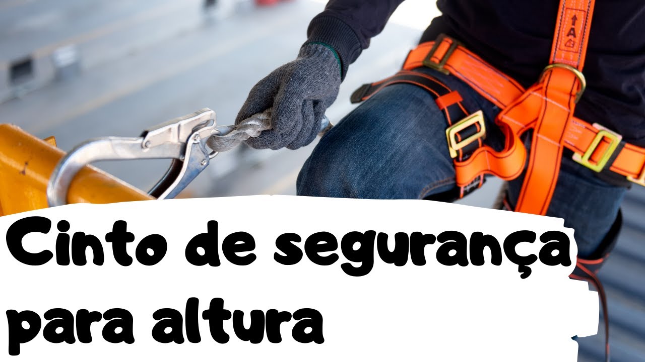 CINTO DE SEGURANÇA PARA TRABALHOS EM ALTURA