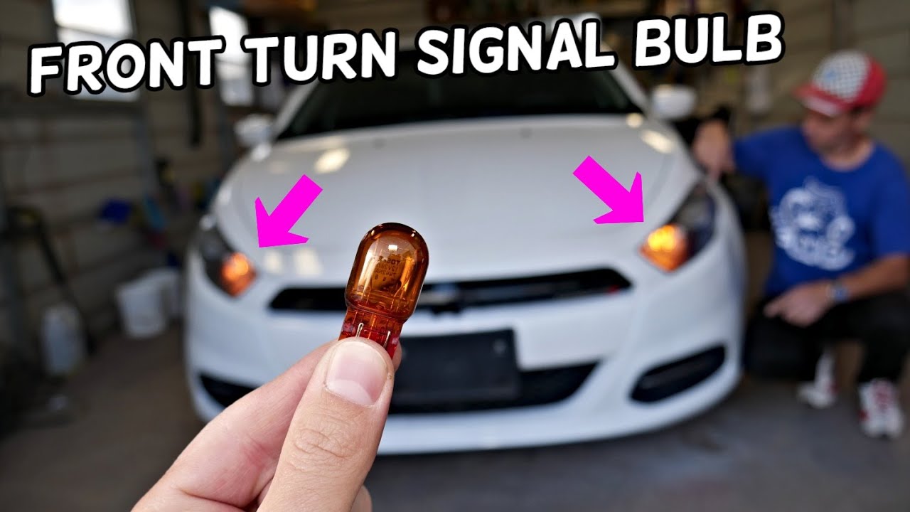 DODGE DART FRONT TURN SIGNAL LIGHT BULB REPLACEMENT AND SIZE