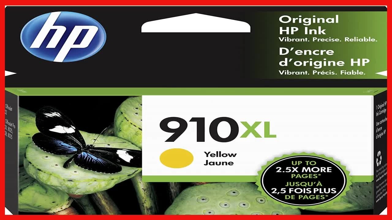 Why Original HP 910XL Yellow Ink Cartridge is the Smart Choice for Vibrant Prints