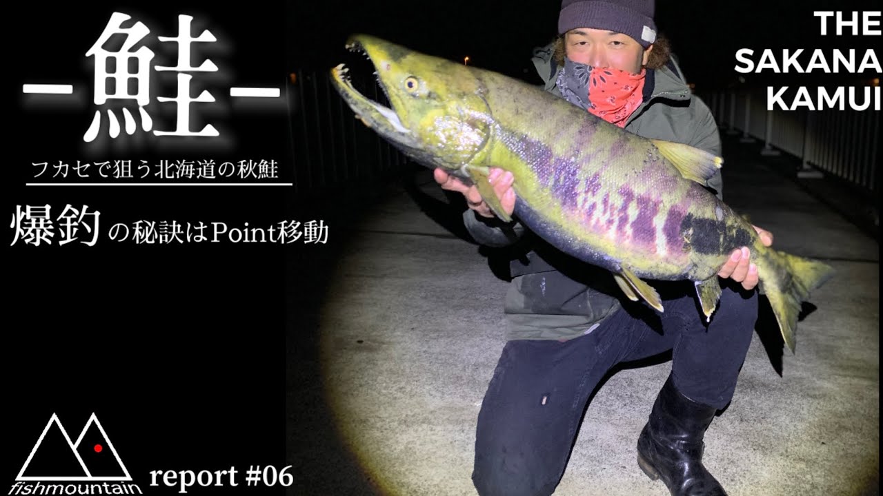 【鮭釣り】ちょっと歩いてポイント変更したら結構釣れた件