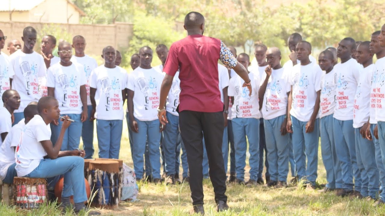 The Senende Boys choir Perfoming Bon Samaritan by Papa Noel at the KMF 2022 Kisumu county Edition.
