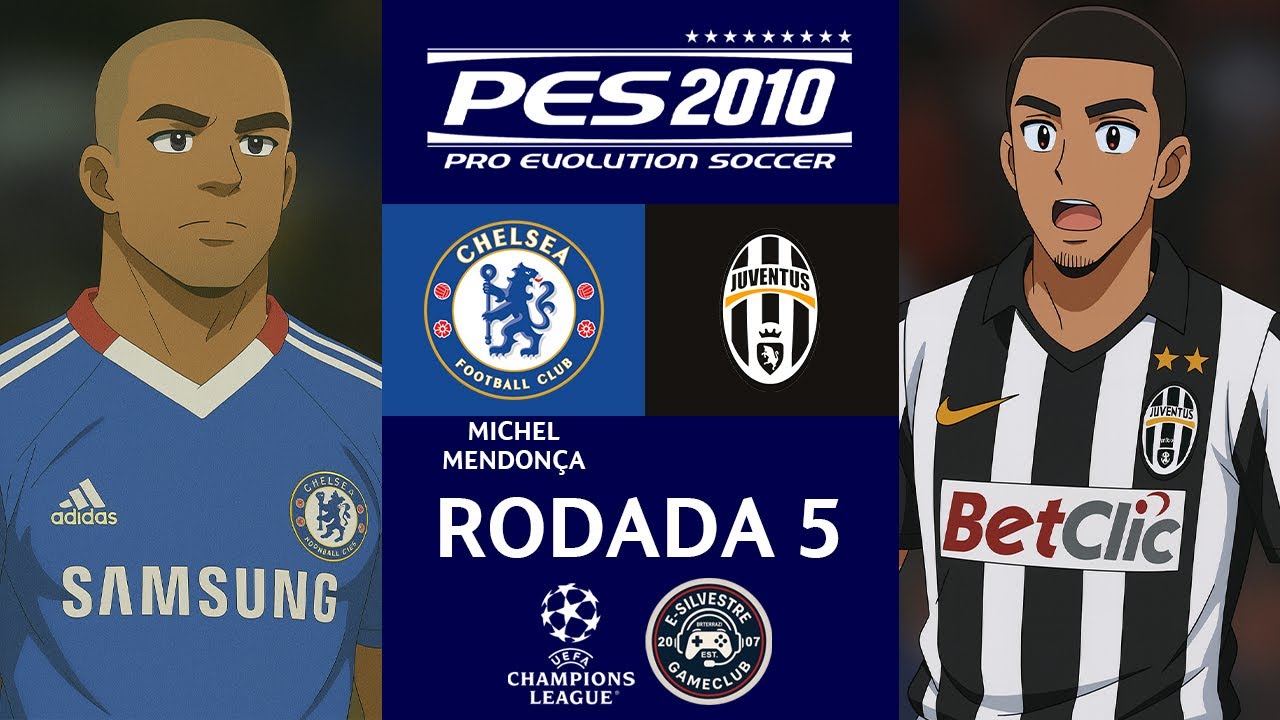 JOGO COMPLETO: PES 2010 - CHELSEA X JUVENTUS / FASE DE GRUPOS CHAMPIONS LEAGUE