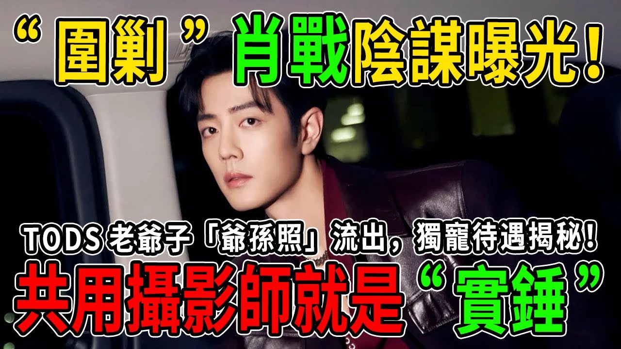 內娛大地震！「共用攝影師」成“實錘”？古裝界“圍剿”肖戰陰謀曝光！TODS老爺子「爺孫照」流出，獨寵待遇揭秘！#肖戰 #熱門 #八卦