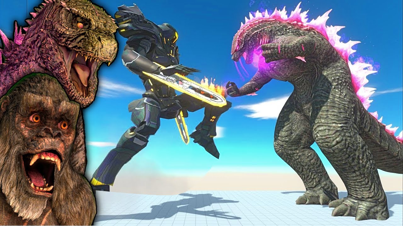Evolved Godzilla vs EVERY Pacific Rim ROBOT