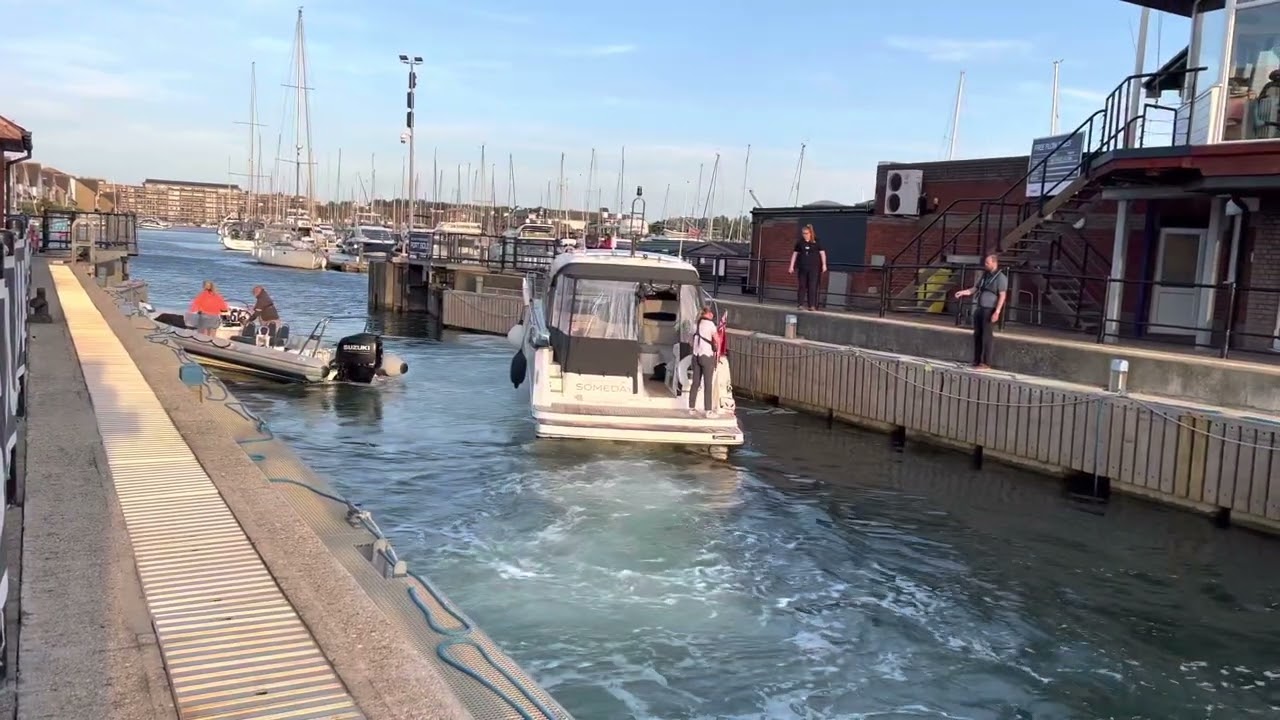 Port Solent lock 28 05 23