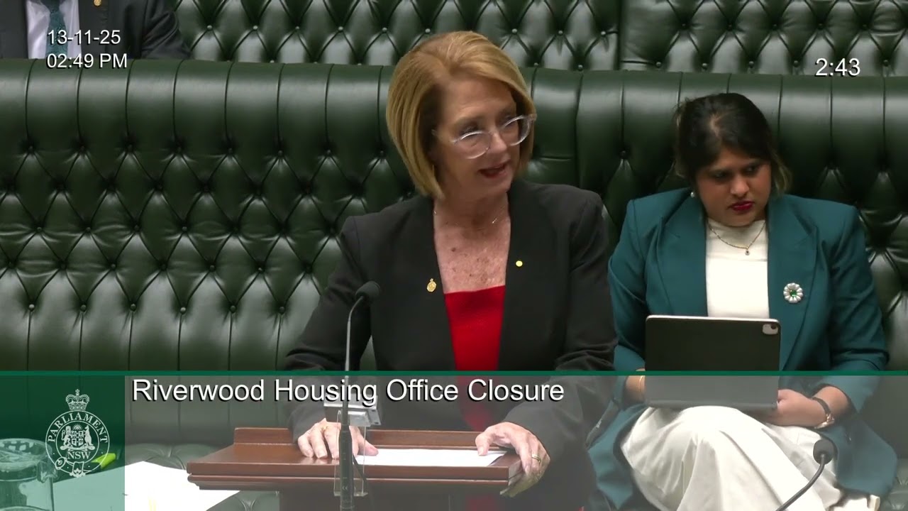 Debate Riverwood Housing Office Closure 13 Nov 25
