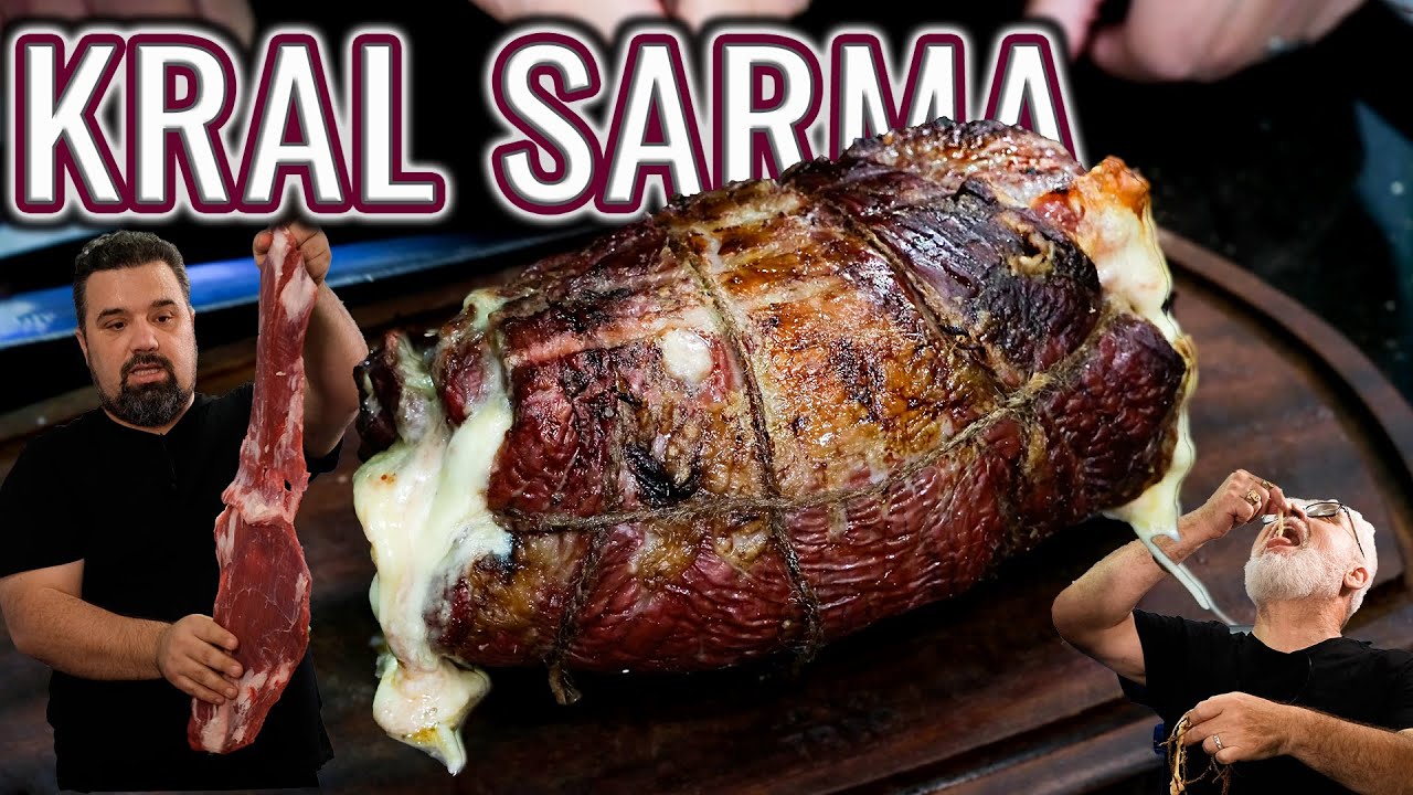 TADI DA FİYATI DA KRALLARA GÖRE !!!  (Mangalda Şarküteri ve Peynir Dolgulu Sarma Tarifi )