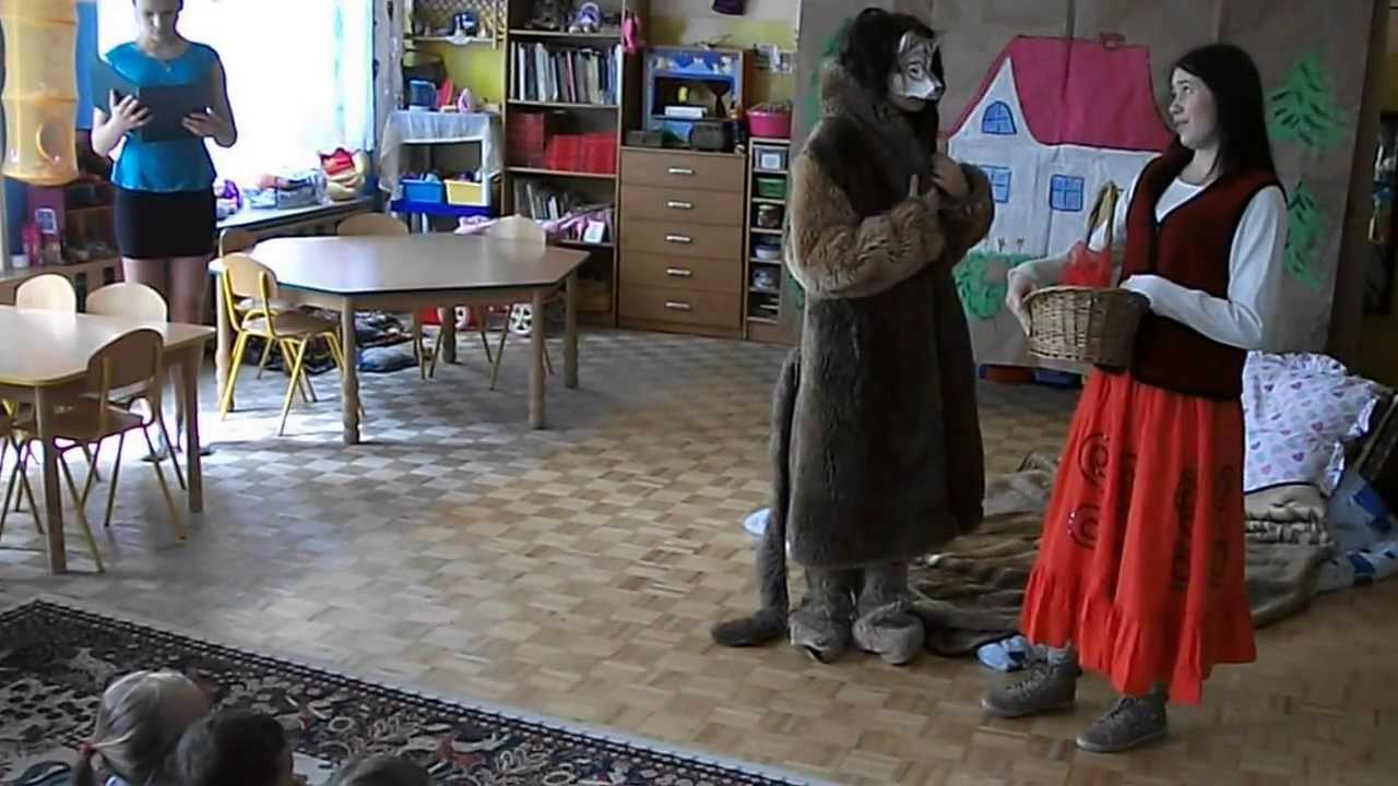 Czerwony Kapturek na wesoło