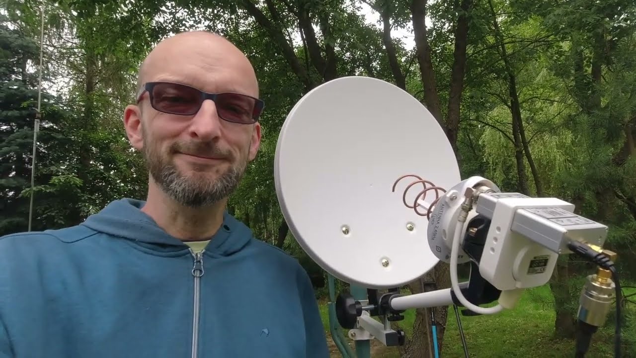 Czy uda mi się zrobić łączność przez satelitę QO-100 przy użyciu małej anteny kempingowej?