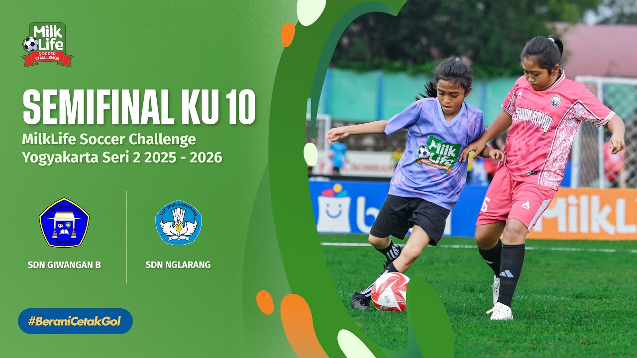Pertandingan Semifinal KU 10 SDN Nglarang vs SDN Giwangan B, Yogyakarta