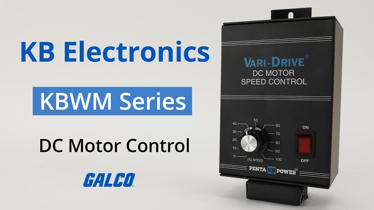 KB Electronics KBWM Series DC Motor Control