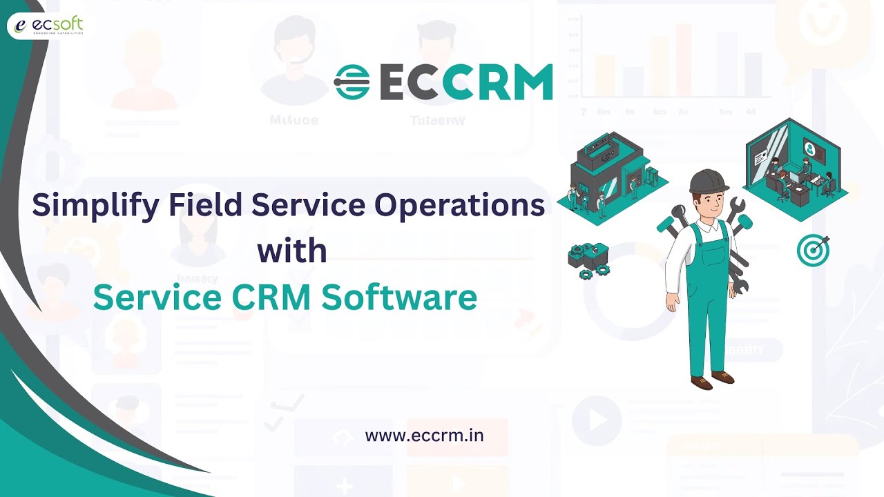 CRM Software for Service Industry | Service CRM | Field Service Management Software #crm #business