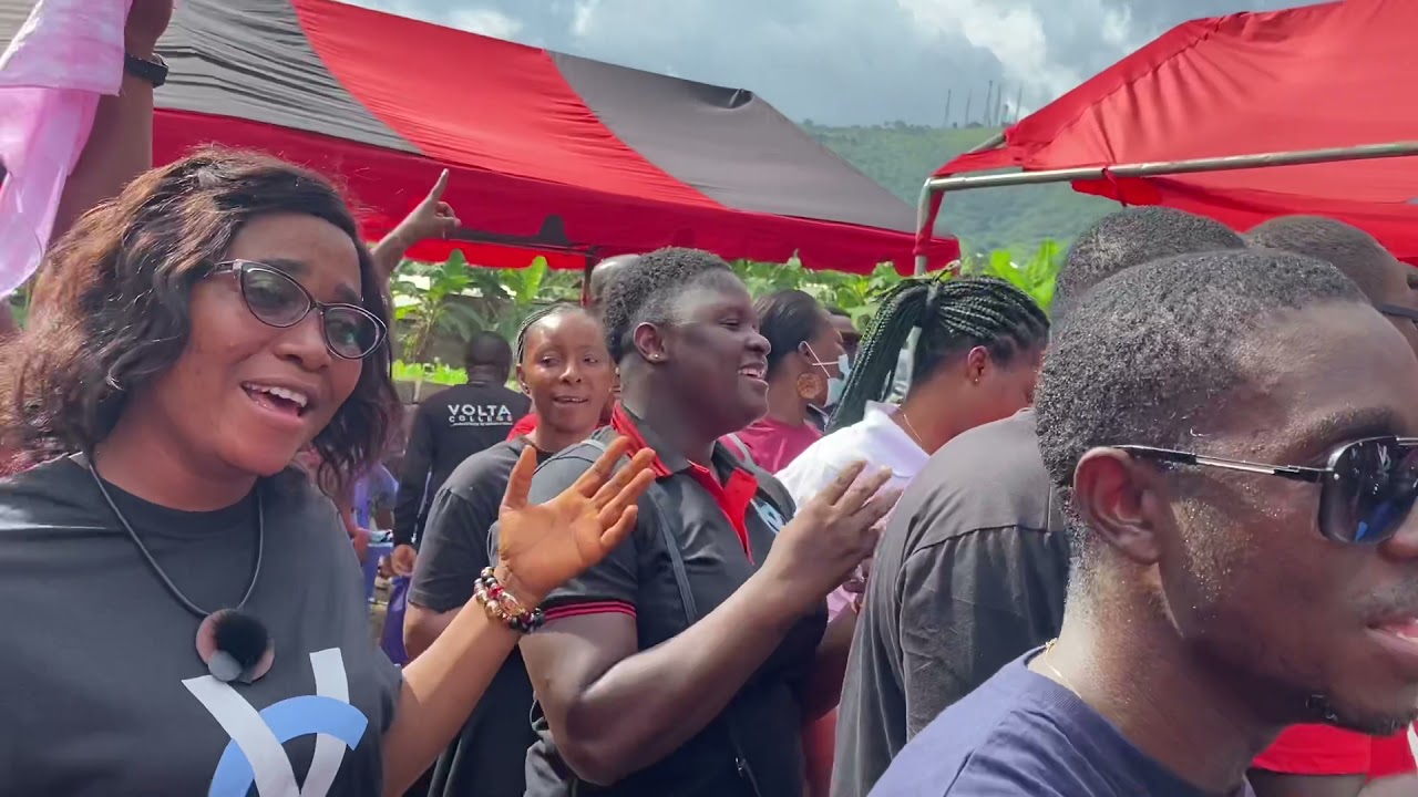 Volta College Borborbor Display at its members relative Funerals at Akoefe Tokor & Goshen City.