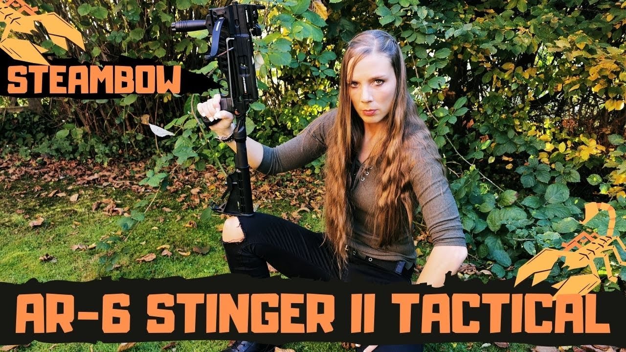 STEAMBOW - AR-6 STINGER II ARMBRUST - Vorstellung + Schusstest !!