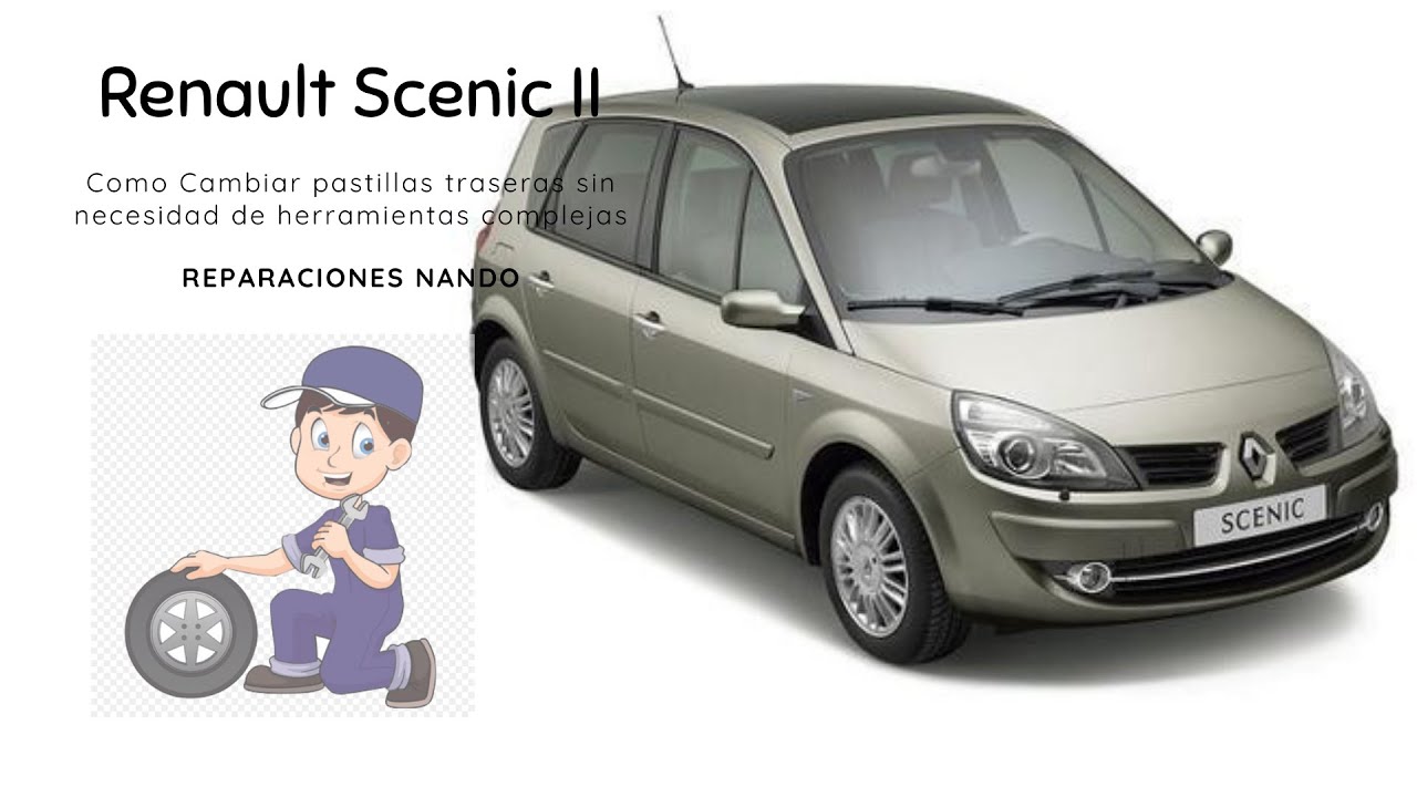 Como cambiar pastillas  traseras Renault Scenic II