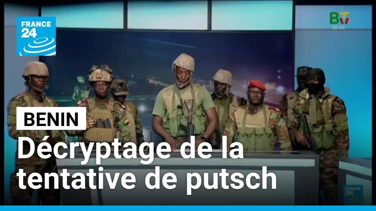 Tentative de coup d'&Eacute;tat au B&eacute;nin : d&eacute;cryptage de la situation &bull; FRANCE 24