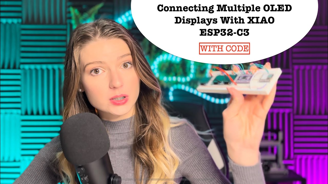 Connecting OLED Displays with Seeed Studio XIAO ESP32 C3 - With Code