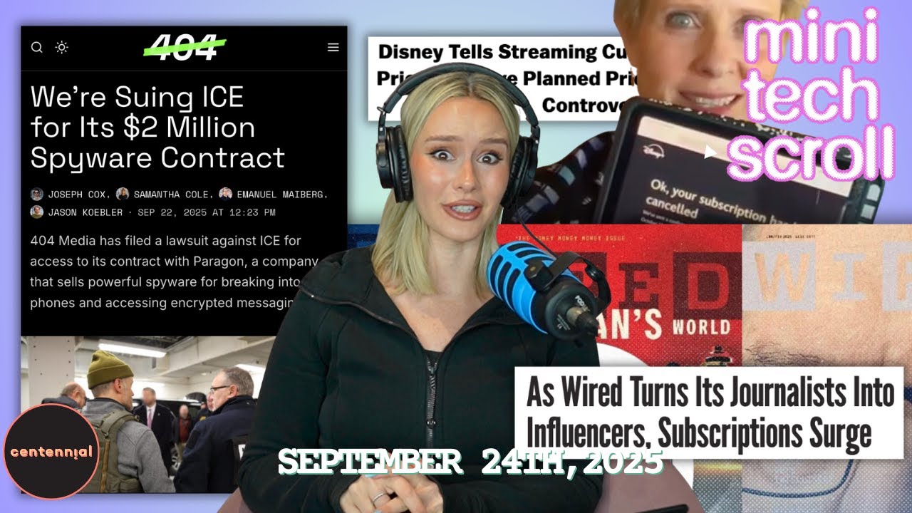 Disney+ повысит цены на фоне скандала с Джимми Киммелом, 404 Media подаёт в суд на ICE + из-за но...