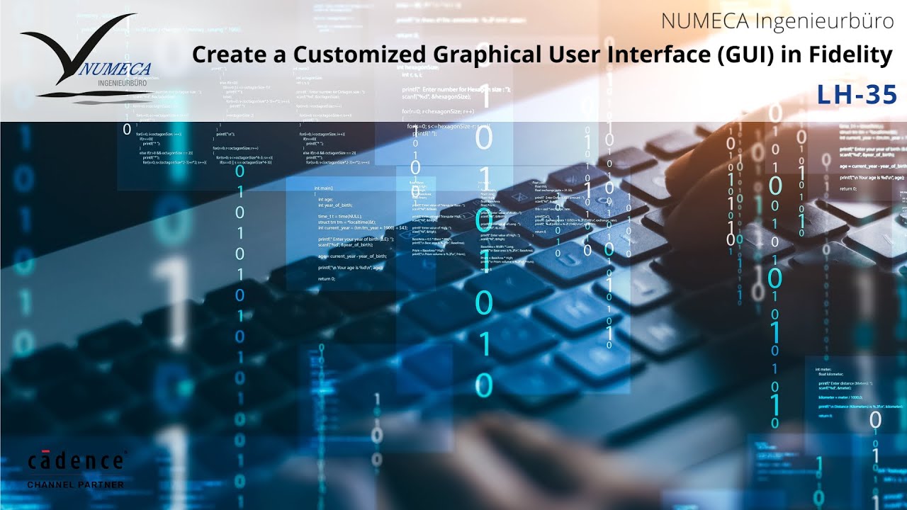 NUMECA Lifehack #35 | Create a Customized GUI in Fidelity