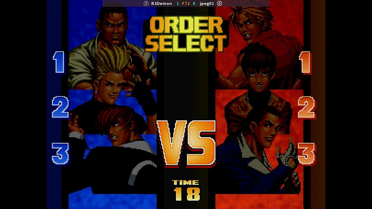 R3DeMoN vs jpeg01 (Tour 3 Match 18) - BUDDIES #16 THE KING OF FIGHTERS '98