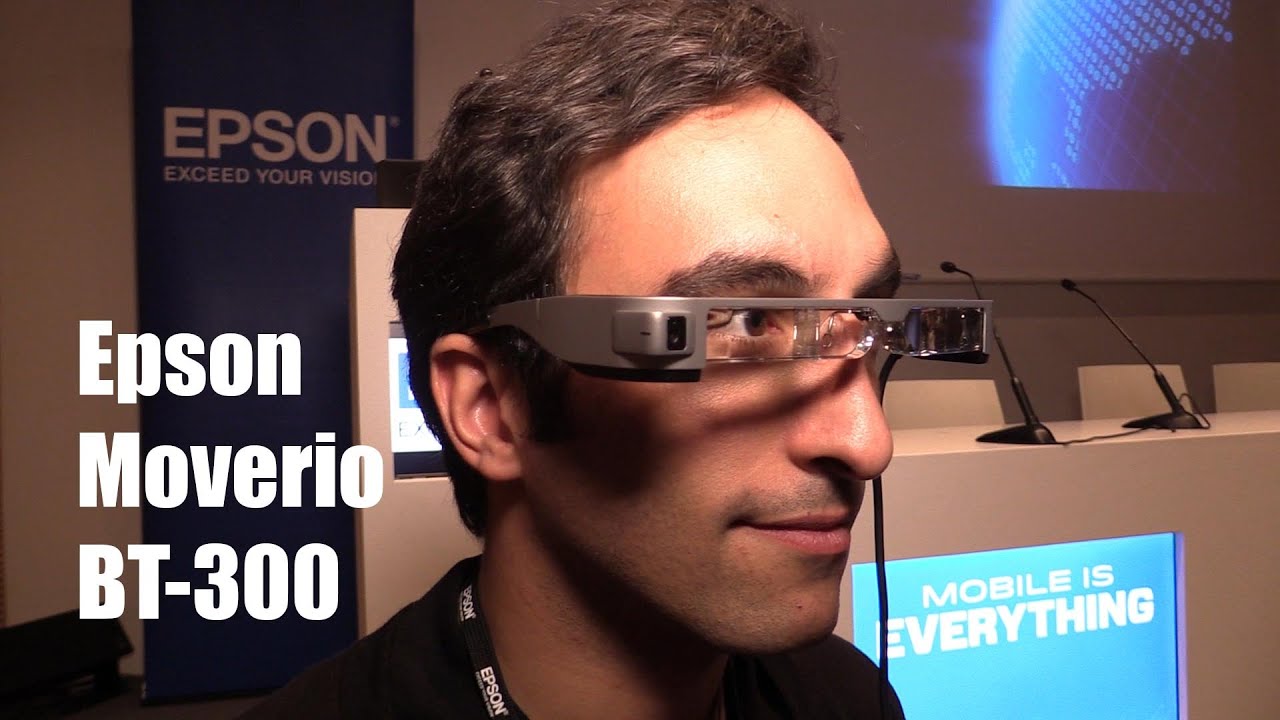 Epson Moverio BT-300 OLED-Smart Glasses (MWC 2016) | Allround-PC.com