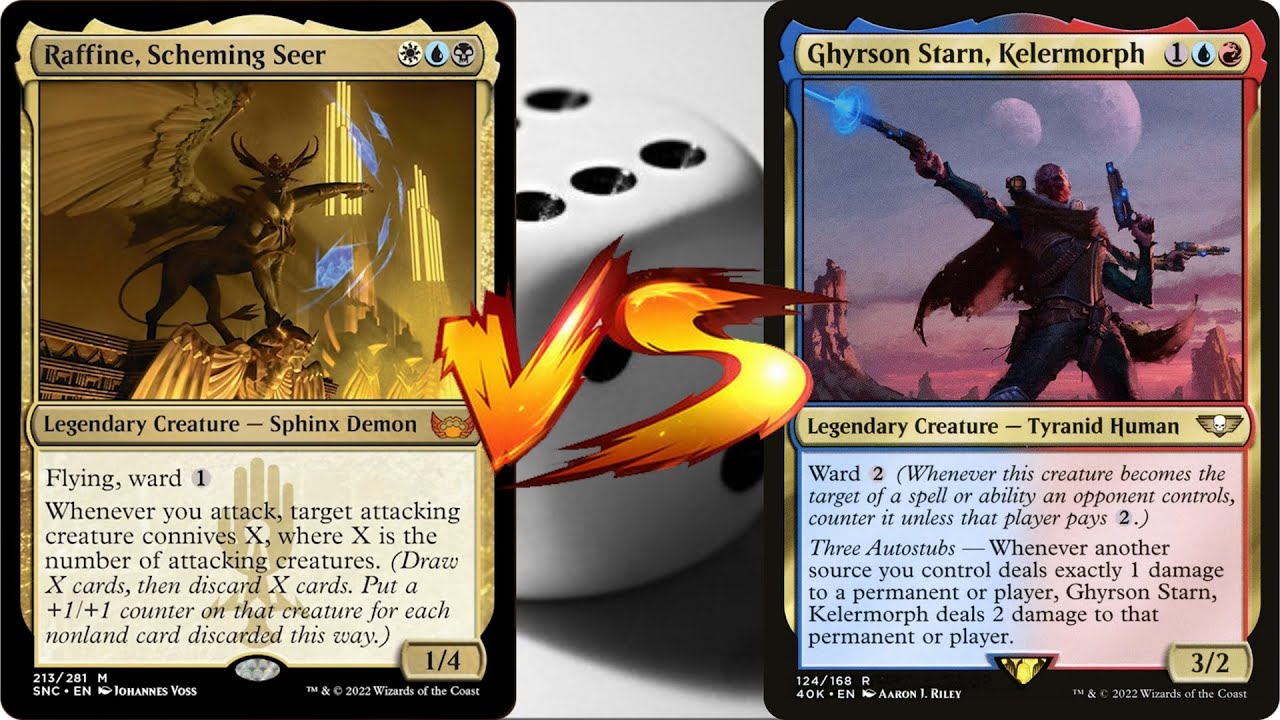Raffine  VS Ghyrson - MTG EDH Duel Commander Cartes Magic