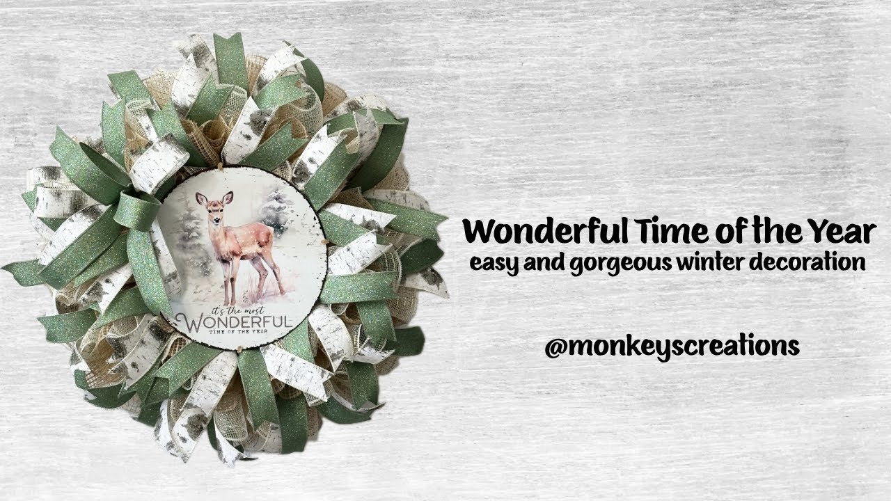 DIY a Wonderful Time of the Year Wreath #christmas #wreathsofjoy