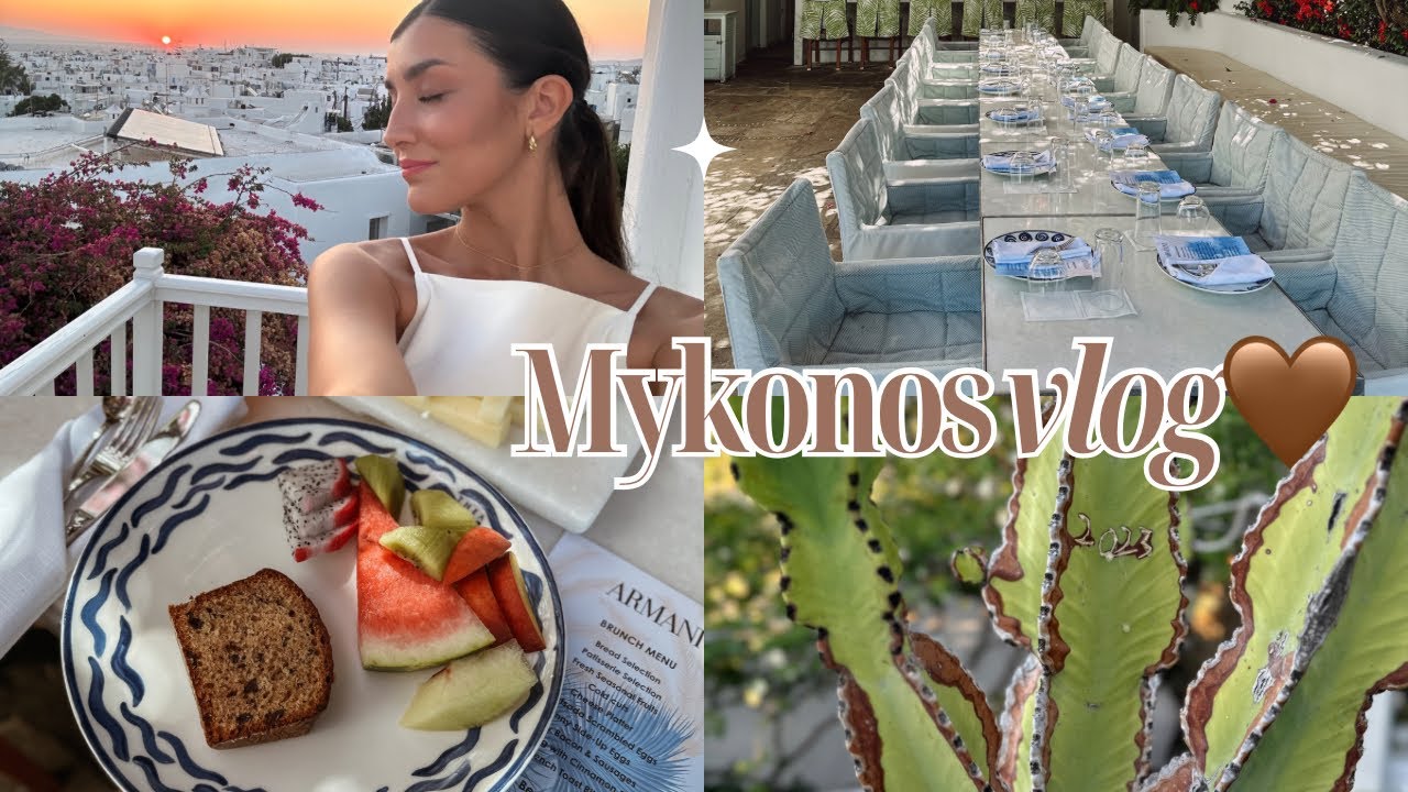 VLOG | MYKONOS ✈️ | Katerina Visseri