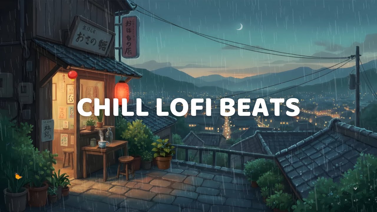 Japanese Rainy Night Lofi 🌙 | Rainy Lofi Beats for Sleep, Relax & Healing