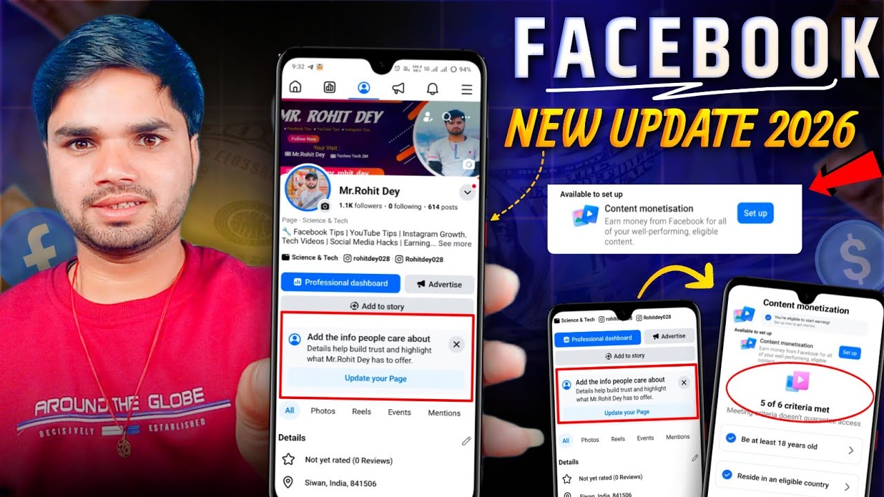 🎉Facebook New Update 2026 | ✅Get More Out Of Your Page or Profile | Add The Info People Care About