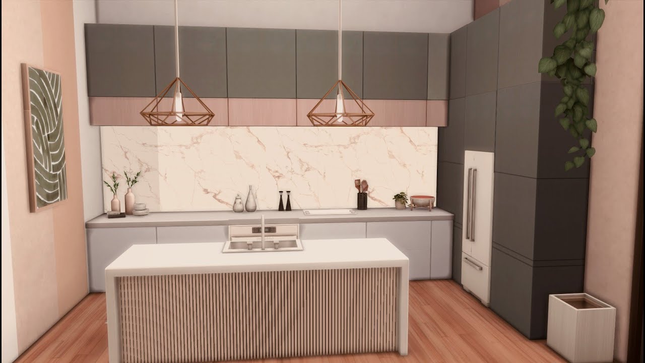 Modern Apartment / 920 Medina Studio / The Sims 4 / no cc / stop motion