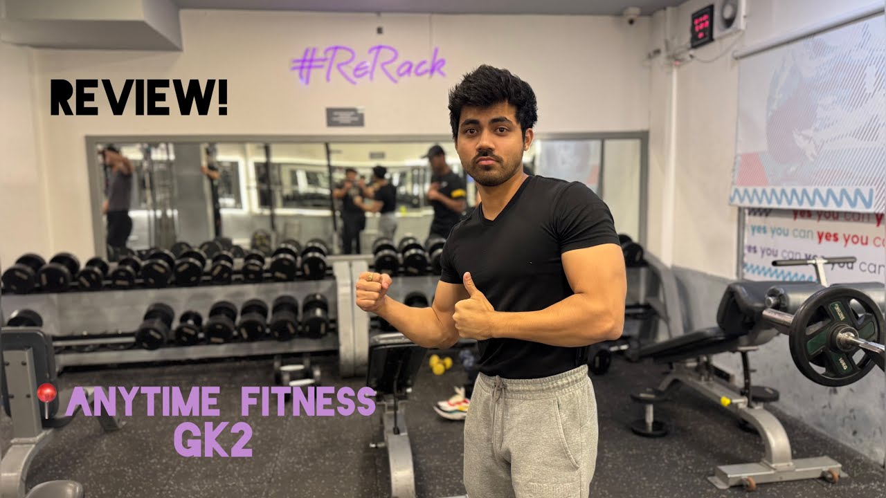 Anytime Fitness Gk 2 , Review best gym in Gk delhi