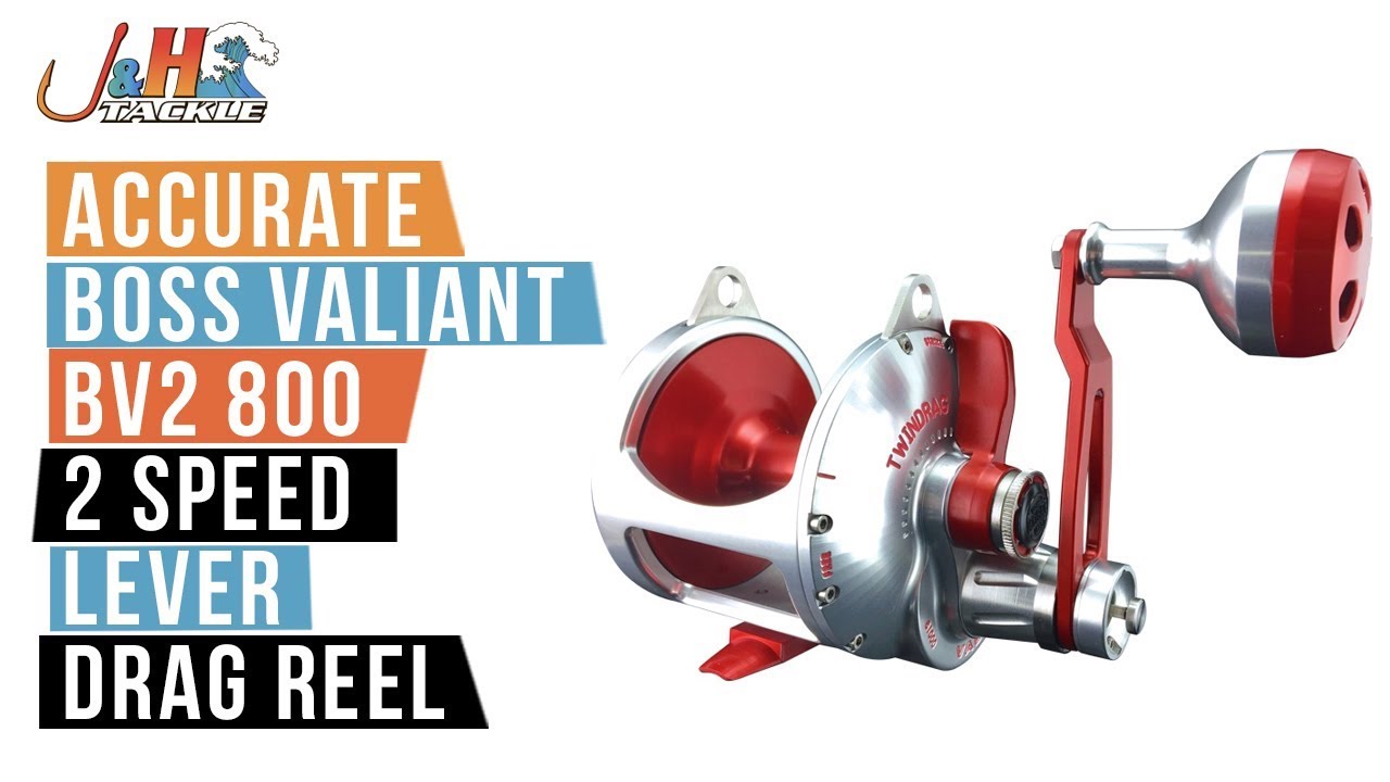 Accurate Boss Valiant BV2-800 2-Speed Lever Drag Reel FULL | J&H Tackle