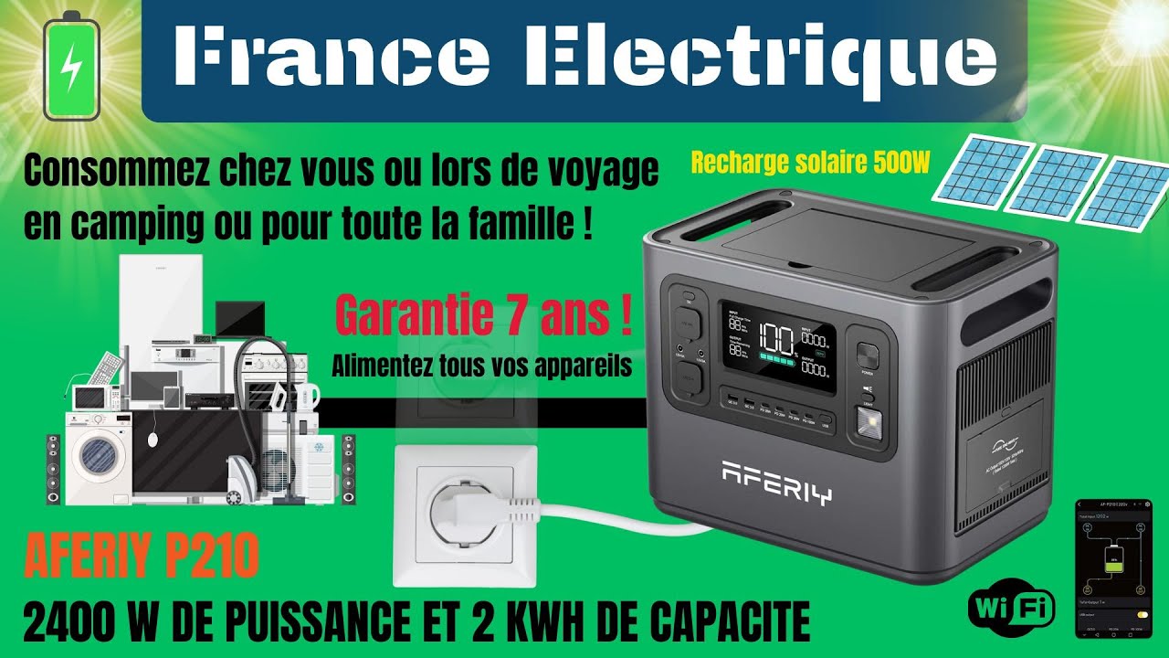 BATTERIE AFERIY P210 / Il est temps de préparer l’hiver et même plus !