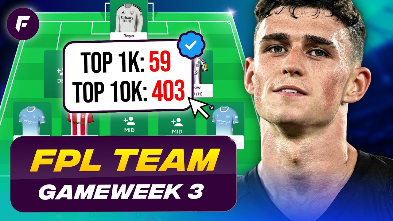 FPL GW3 EXPERTS TEAM 💥 BEST FREE HIT + WILDCARD TEAM! 🚨