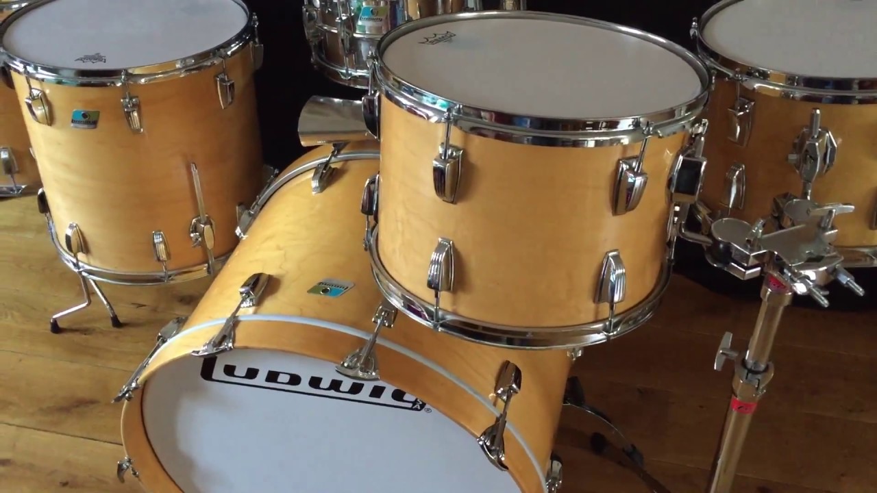1979 Ludwig Pro Beat Thermogloss drumset, for sale @ www.purplechord.com