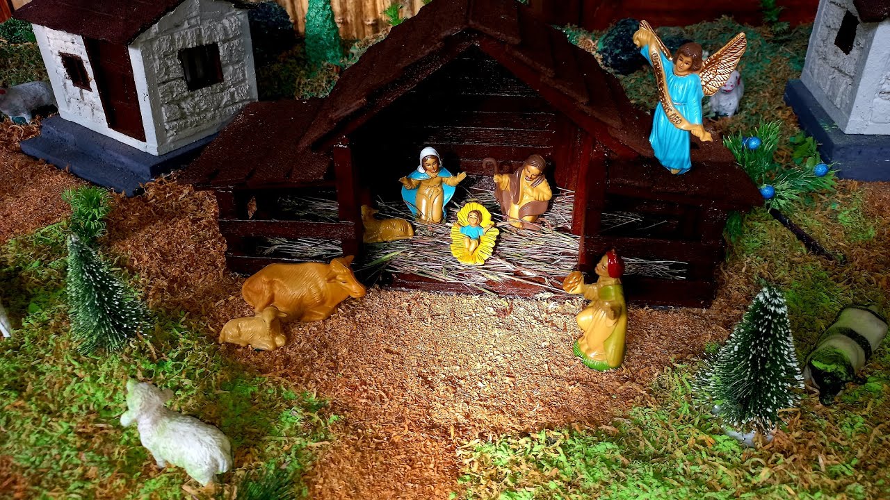Christmas crib | Nativity Scene |🎄