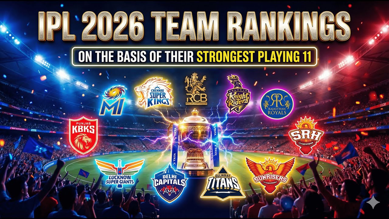 RANKING ALL IPL 2026 TEAMS | On The Basis of Their Strongest Playing 11