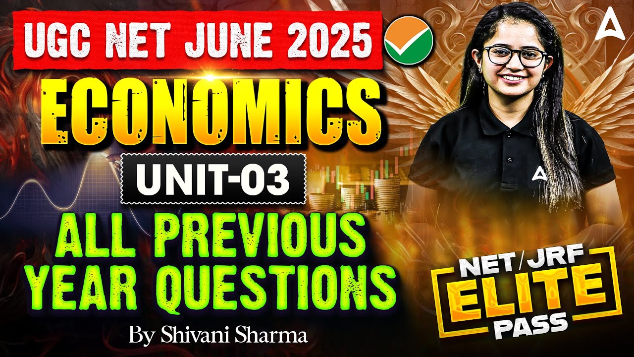 UGC NET Economics Unit 3 | Statistics and Econometrics All Previous Year Questions By Shivani Ma'am