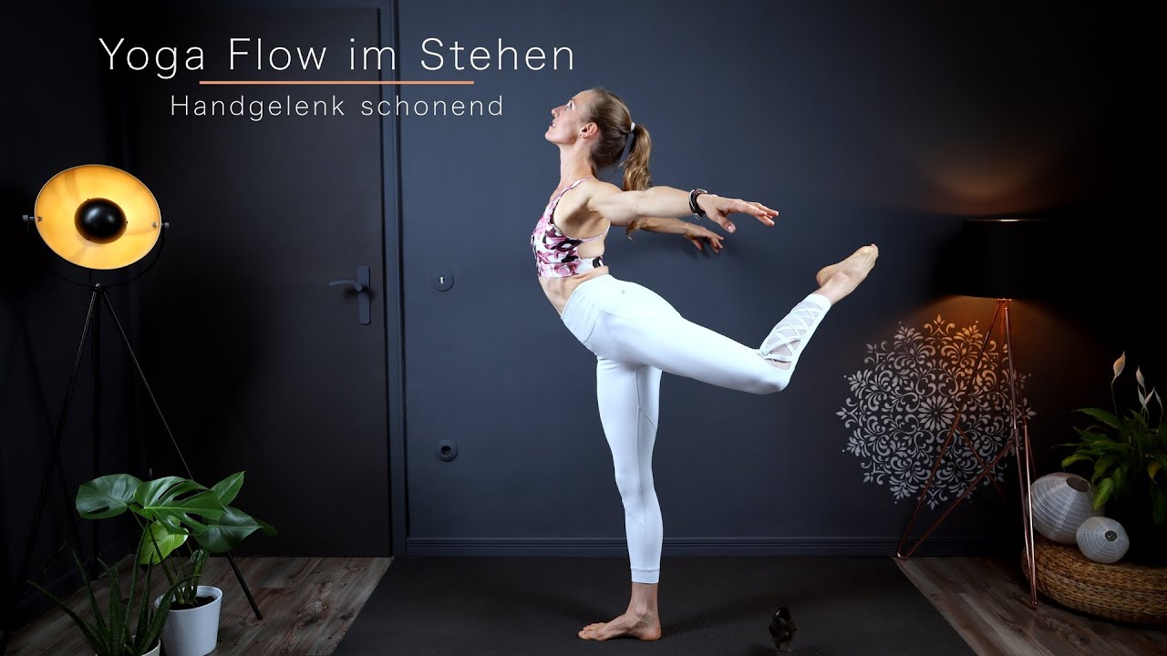 25 Min Yoga im Stehen - fließend & kraftvoll erden - ohne Stützpositionen auf den Händen- Ganzkörper