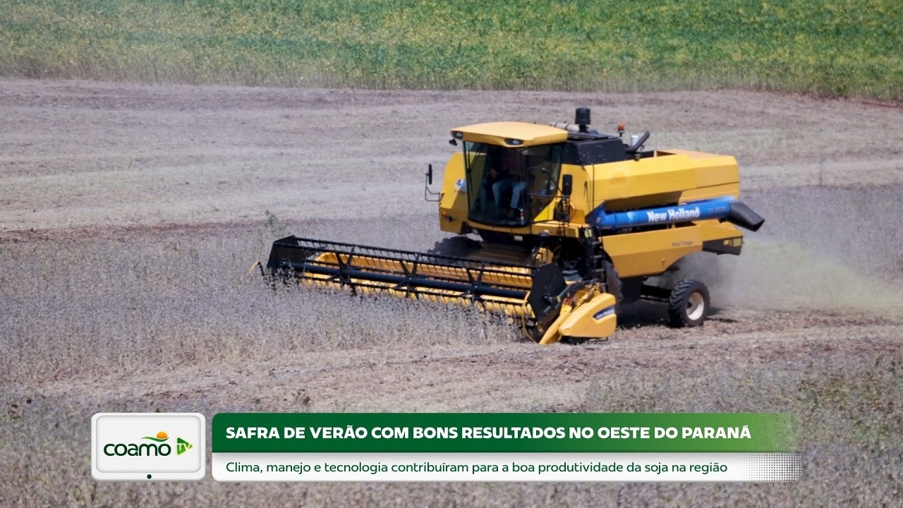 Coamo TV | Safra de verão com bons resultados no Oeste do Paraná