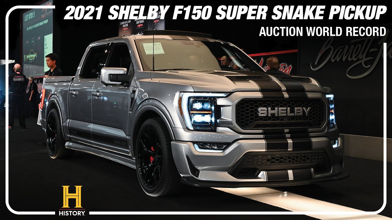 AUCTION WORLD RECORD - 2021 Shelby F-150 Super Snake Pickup - BARRETT-JACKSON 2022 LAS VEGAS