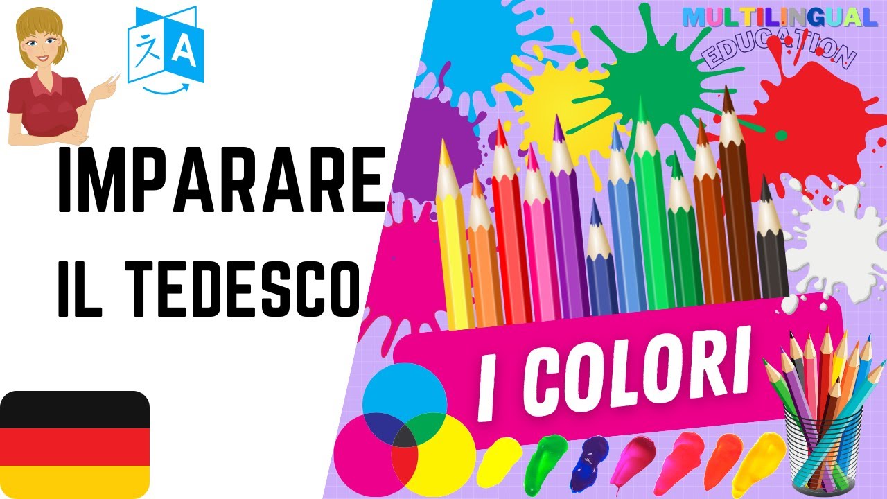 Imparare i COLORI in Tedesco